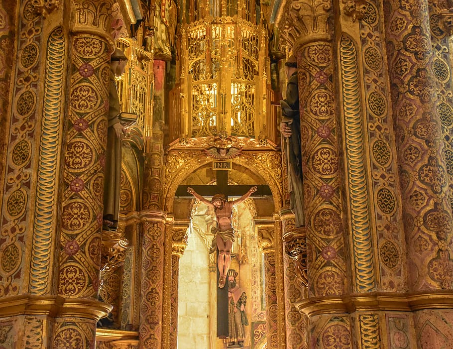 architecture, building, church, altar, apse, spain, religeon HD wallpaper