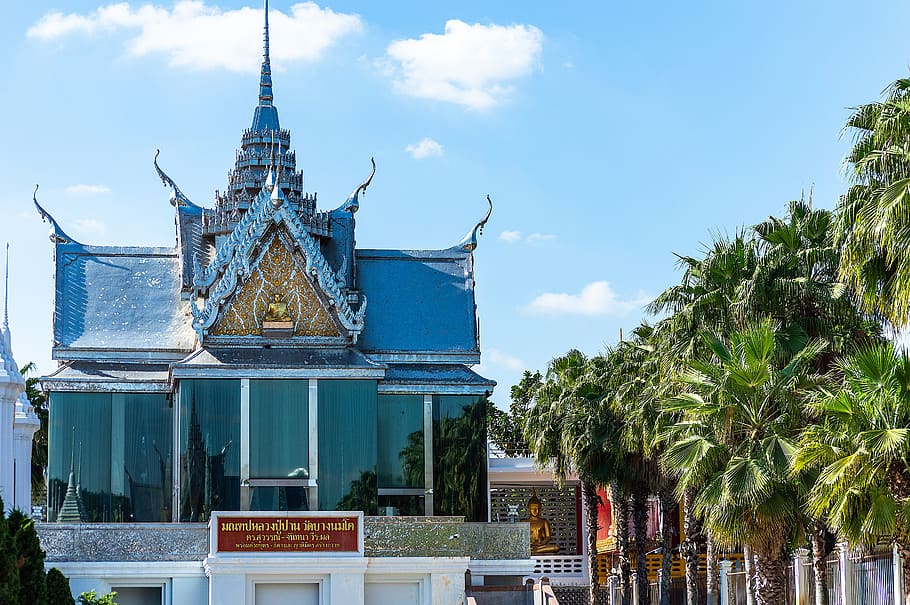 buddha, statue, background, thailand, art, temple, isolated HD wallpaper