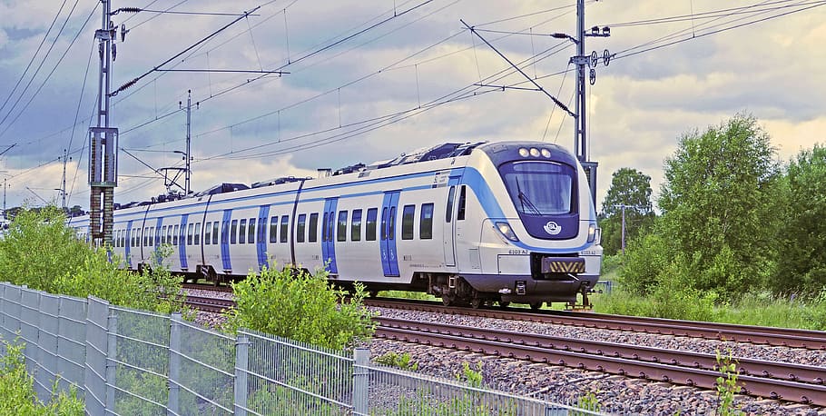 s bahn, stockholm - enköping, suburban, commuter train, electrical multiple unit, HD wallpaper