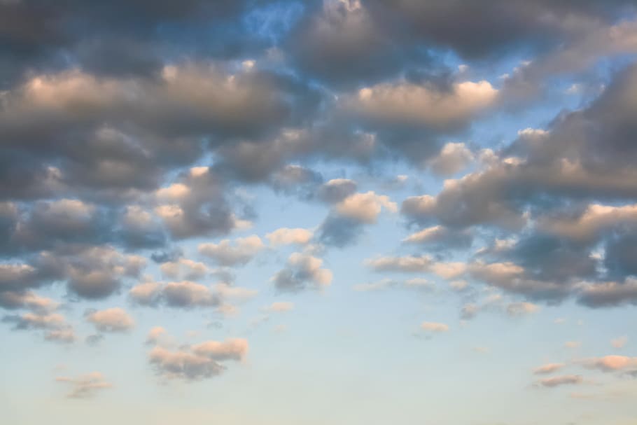 air, background, blue, cloud, cloudscape, cloudy, horizontal, HD wallpaper