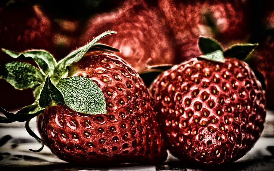 strawberries, fruit, delicious, red, food, sweet, fresh, ripe HD wallpaper