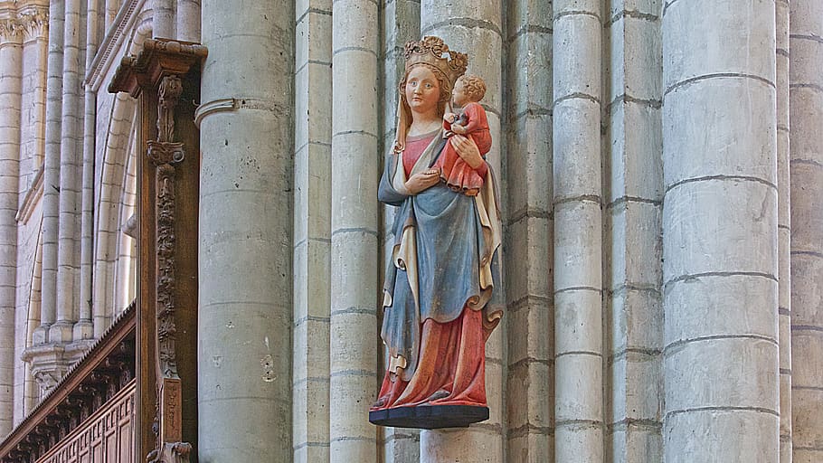 architecture, building, person, human, cathédrale saint-étienne de meaux HD wallpaper