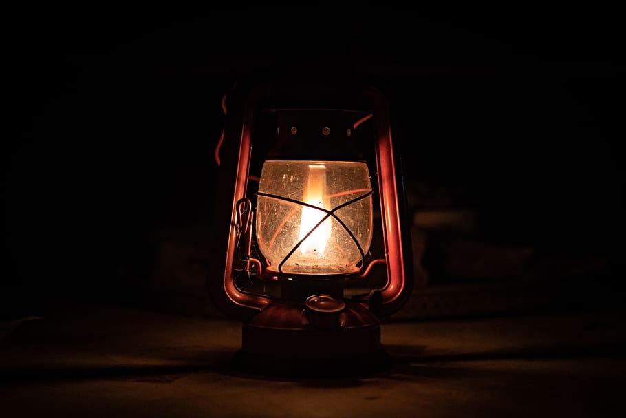 lighted lantern lamp, illuminated, indoors, lighting equipment HD wallpaper