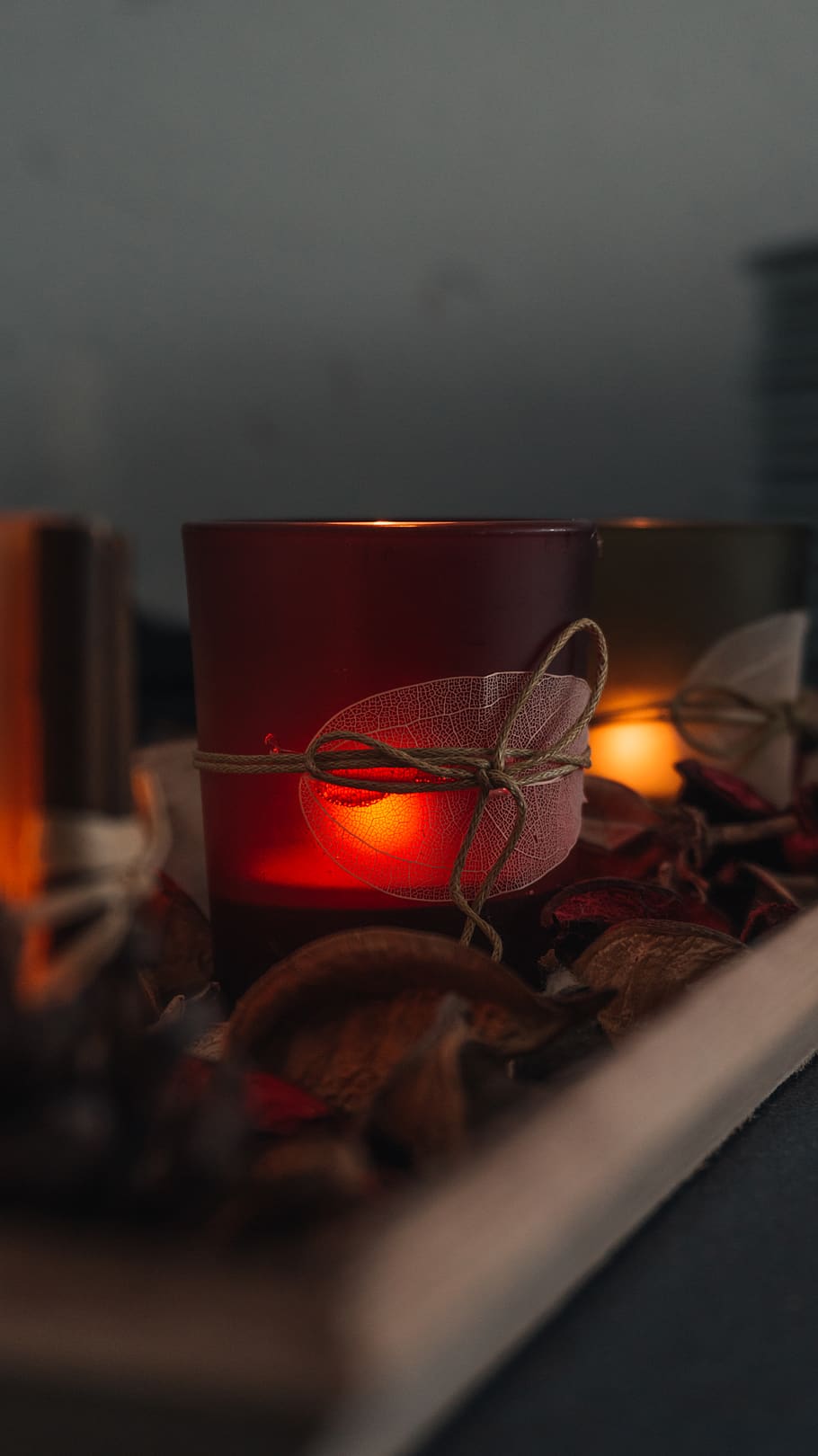 red tealight candle on table, human, person, people, germany HD wallpaper