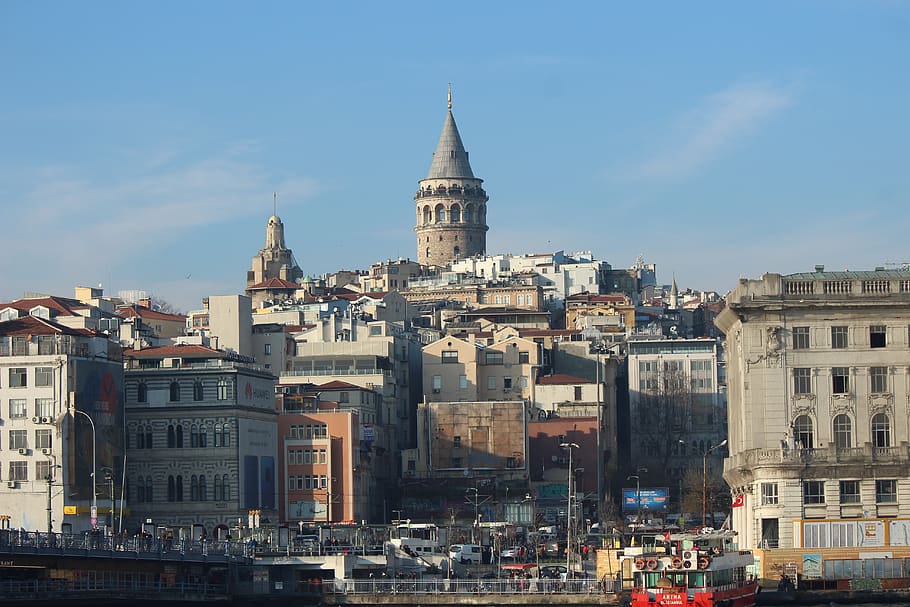 galata tower, on, beyoğlu, istanbul, islam, muslim, turkey HD wallpaper