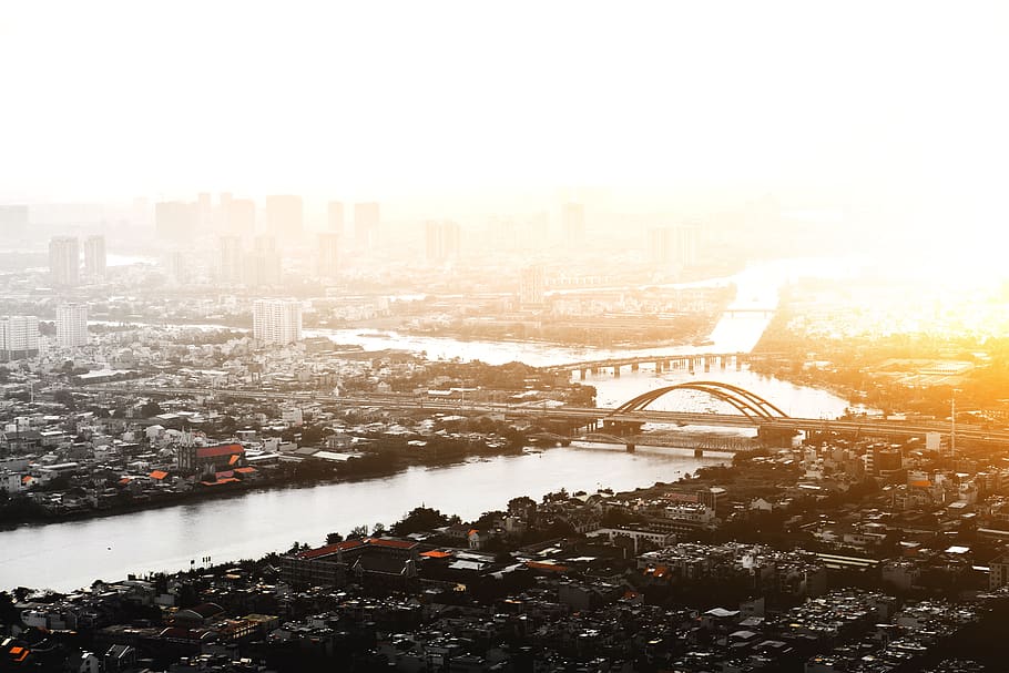 architecture, building, infrastructure, sunset, sky, skyscraper HD wallpaper