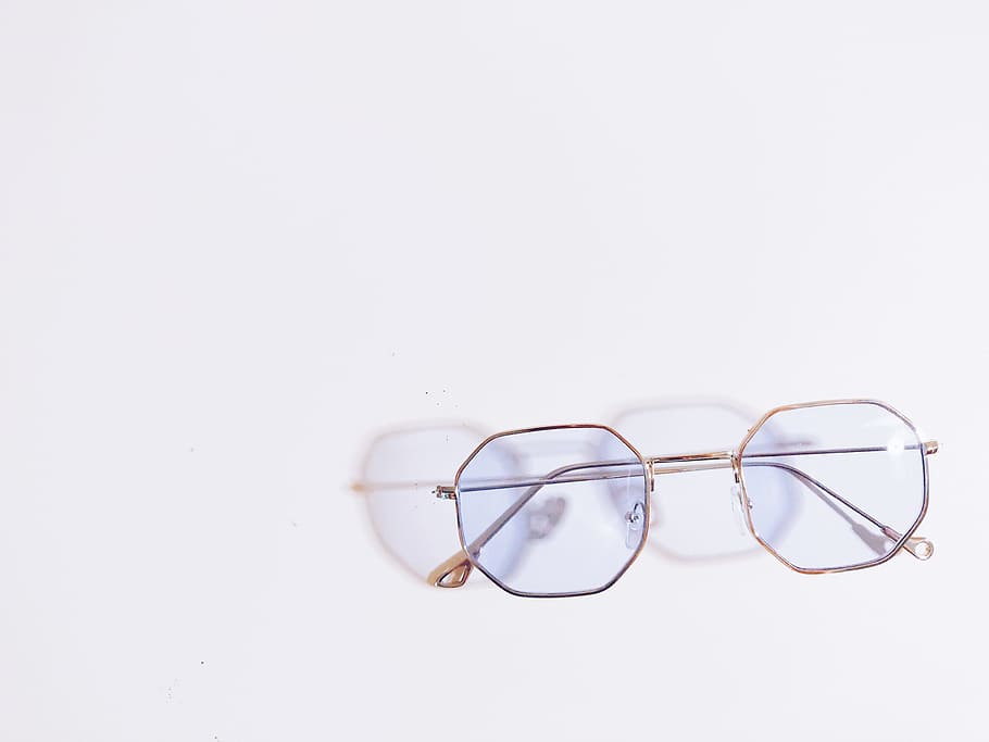 Eyeglasses With White Background, accessory, eyewear, shadow HD wallpaper