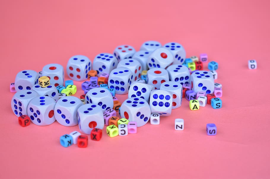 dices, cubes, play, creativity, colorful, still life, creative HD wallpaper
