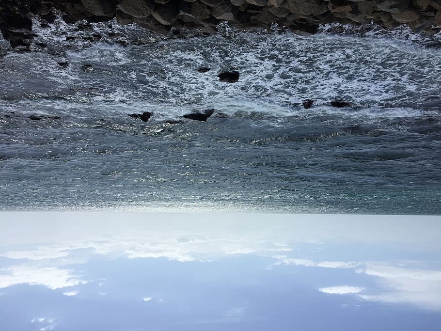 coast, ocean, water, beauty in nature, motion, sea, cloud - sky HD wallpaper