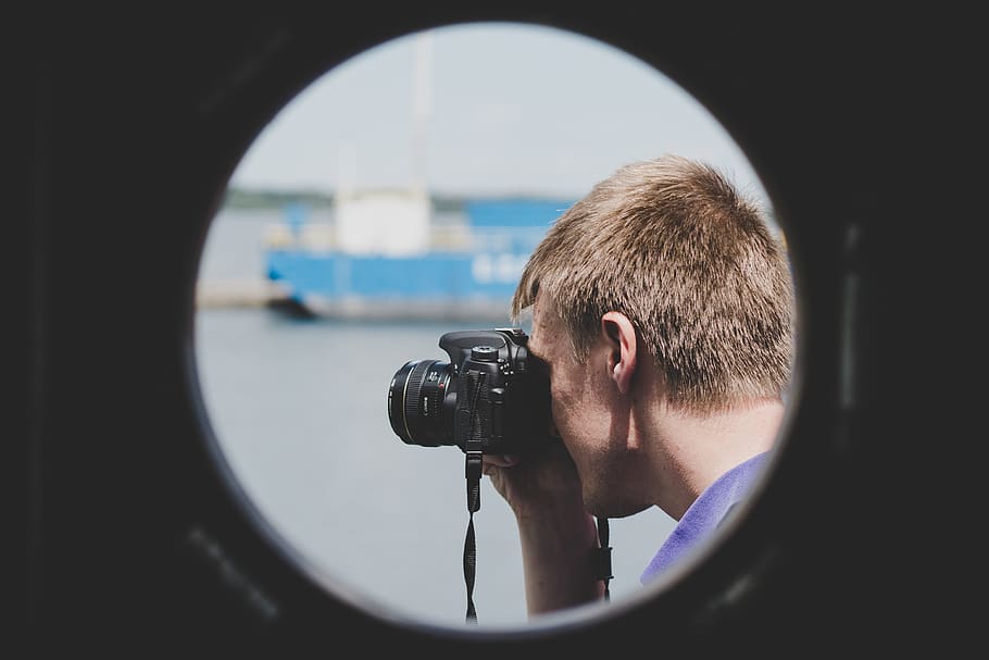 camera, lens, canon, gear, photography, one person, men, photography themes HD wallpaper