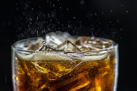 background, beverage, black background, bubble, caffeine, carbonated HD wallpaper