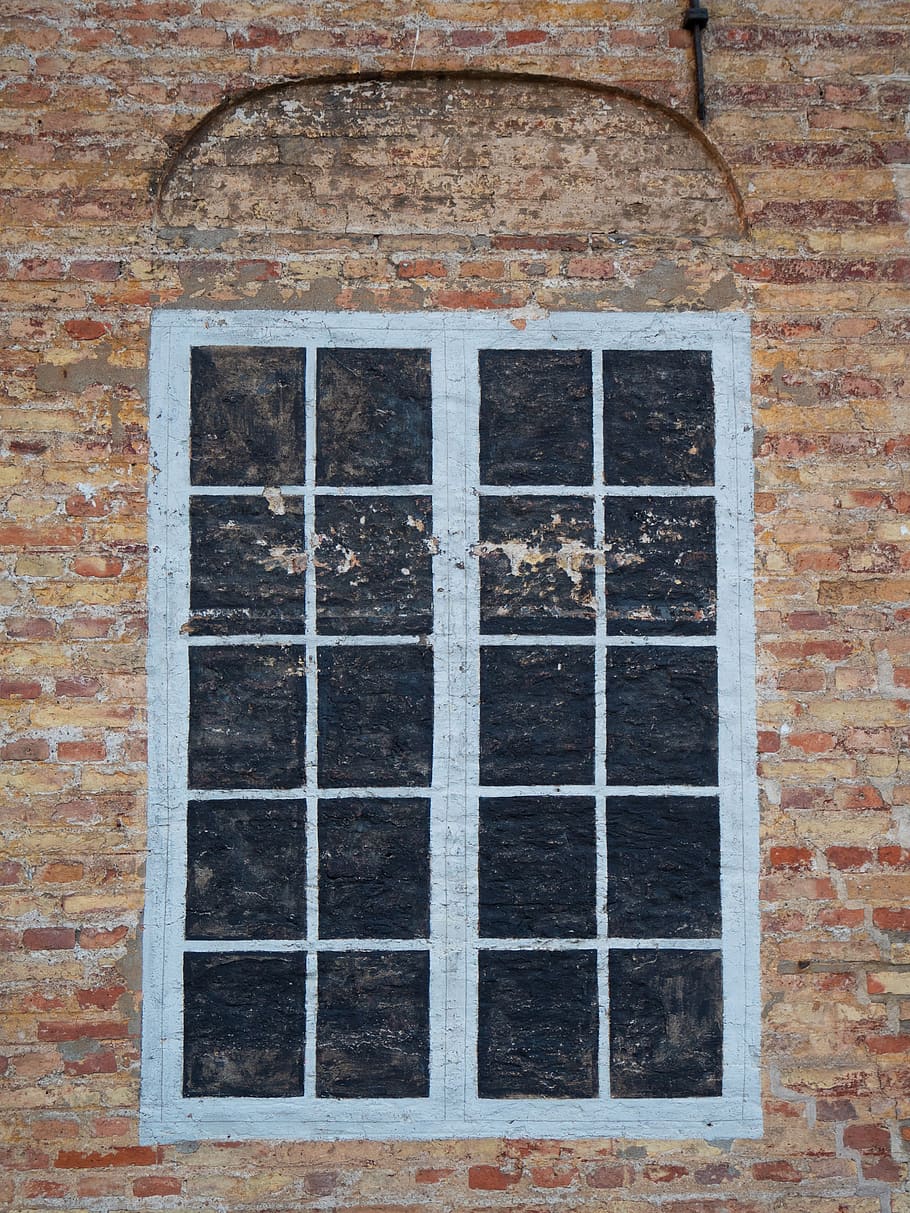 window, dummy, artdesign, norge, norway, oslo, brick wall, architecture HD wallpaper