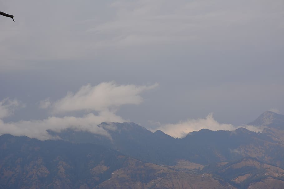 clouds, mountains, sky, forest, nature, naturephotography, cloud - sky HD wallpaper