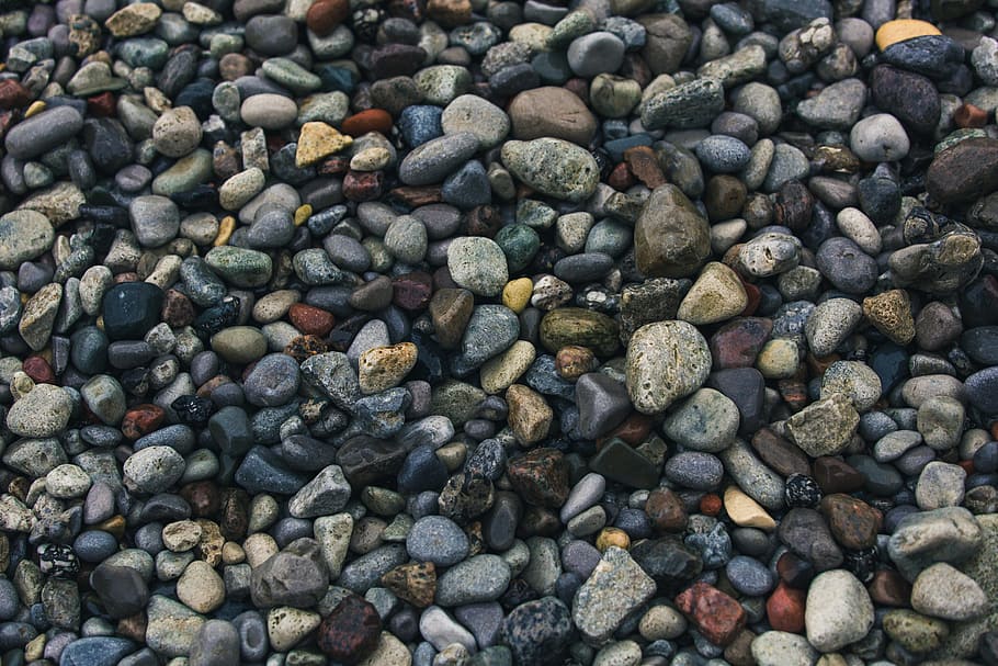 River Stone Texture Photo, Beaches, Textures, Colourful, Rocks