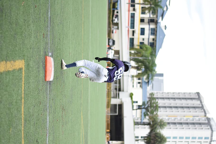 running, softball, baseball, baserunning, sports, action, burst HD wallpaper