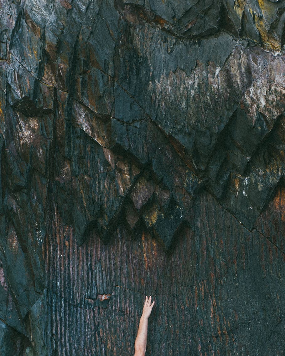gray stone, human body part, one person, textured, real people HD wallpaper