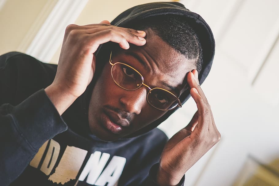 boy, glasses, headshot, one person, portrait, real people, lifestyles HD wallpaper