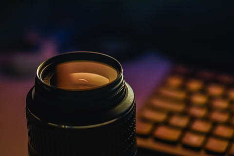 electronics, camera lens, keyboard, hardware, computer keyboard HD wallpaper