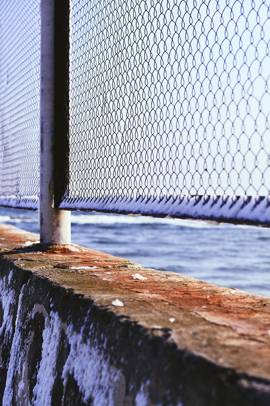 grid, wallpaper, background, nature, sea, waves, water, vsco HD wallpaper