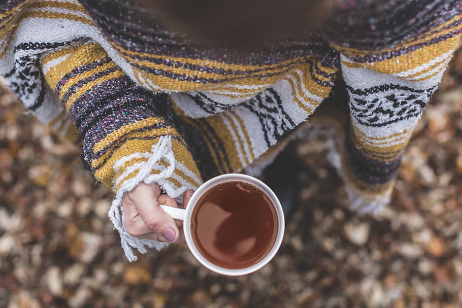 Person Holding a Cup of Coffee, drink, hand, mug, pattern, tea HD wallpaper