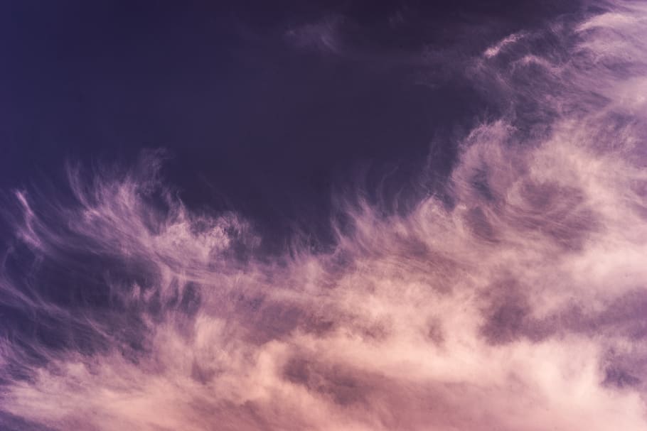 white clouds, nature, weather, outdoors, sky, cumulus, art, azure sky HD wallpaper
