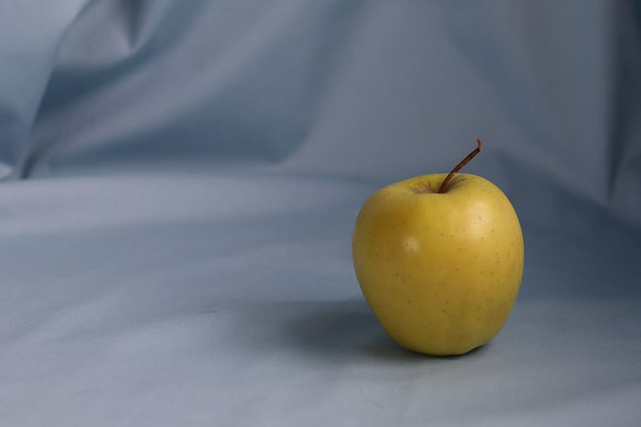 apple, fruit, green, organic, natural, draw, healthy eating HD wallpaper