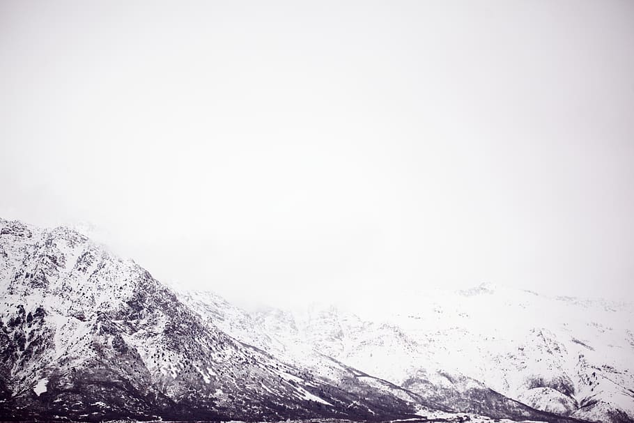 snowcapped mountains, nature, outdoors, mountain range, ice, peak HD wallpaper