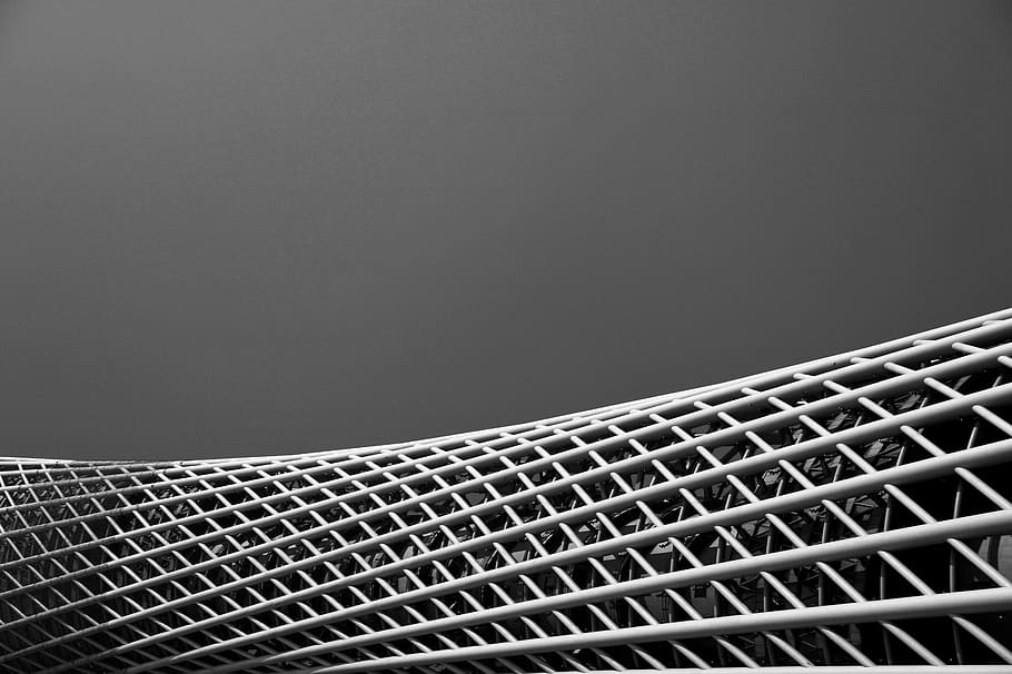 minimal, architecture, building, tower, copy space, pattern HD wallpaper