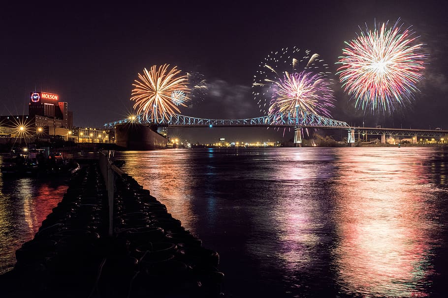 montreal, canada, bridge, molson, mtl, mtl375, cityscape, yvensb HD wallpaper