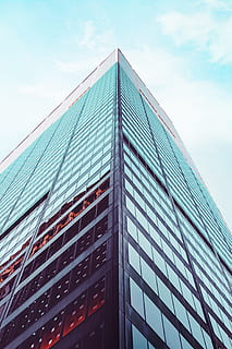 Low Angle Shot of High-rise Building, architecture, facade, modern HD wallpaper