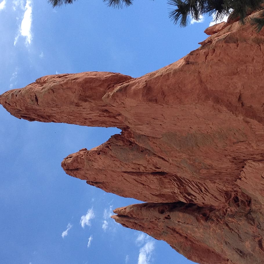 united states, colorado springs, garden of the gods road, red rock