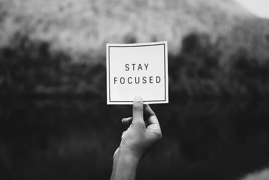 Stay Focused Quote - Etsy
