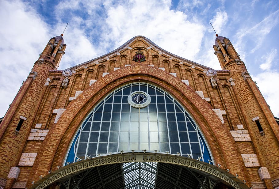 valencia, spain, station, train, trainstation, building, architecture HD wallpaper