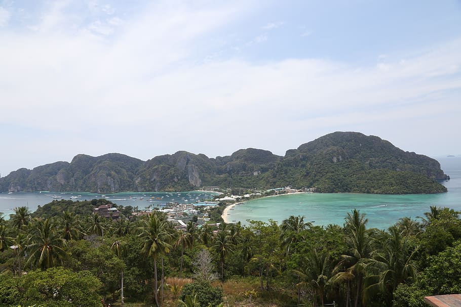 phi phi, island, phuket, thailand, sea, nature, water, summer HD wallpaper