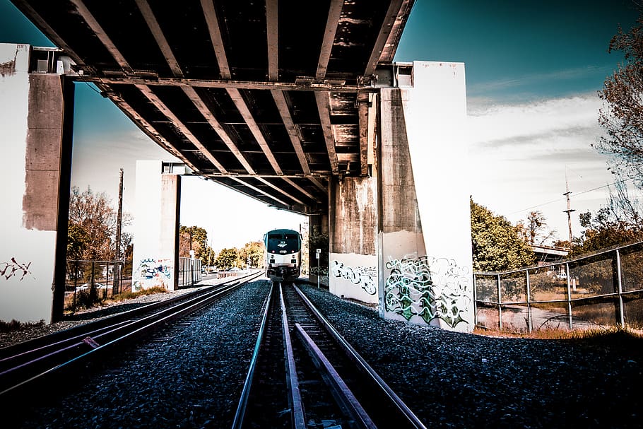 railway, train, train track, transportation, vehicle, road HD wallpaper