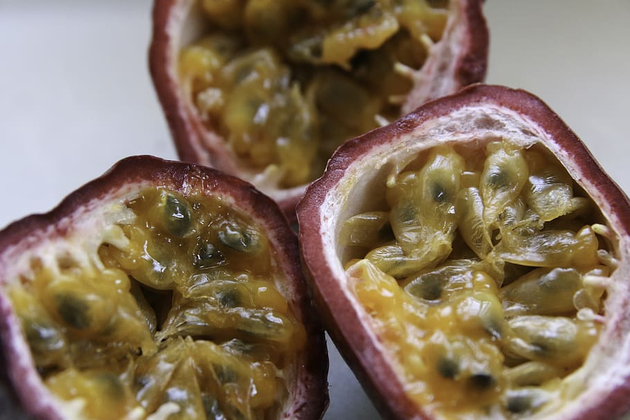 passion fruit, puple, granadilla, food and drink, close-up HD wallpaper