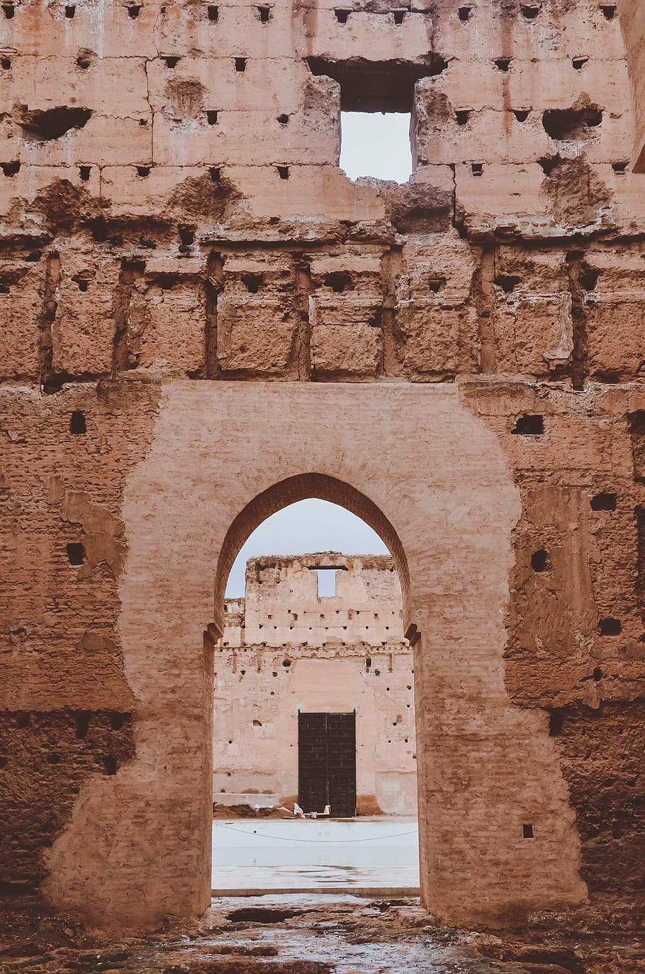 building, architecture, castle, fort, archaeology, door, arched HD wallpaper