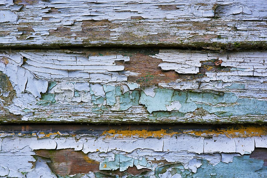 blue wall, old, weathered, backgrounds, wood - material, textured HD wallpaper