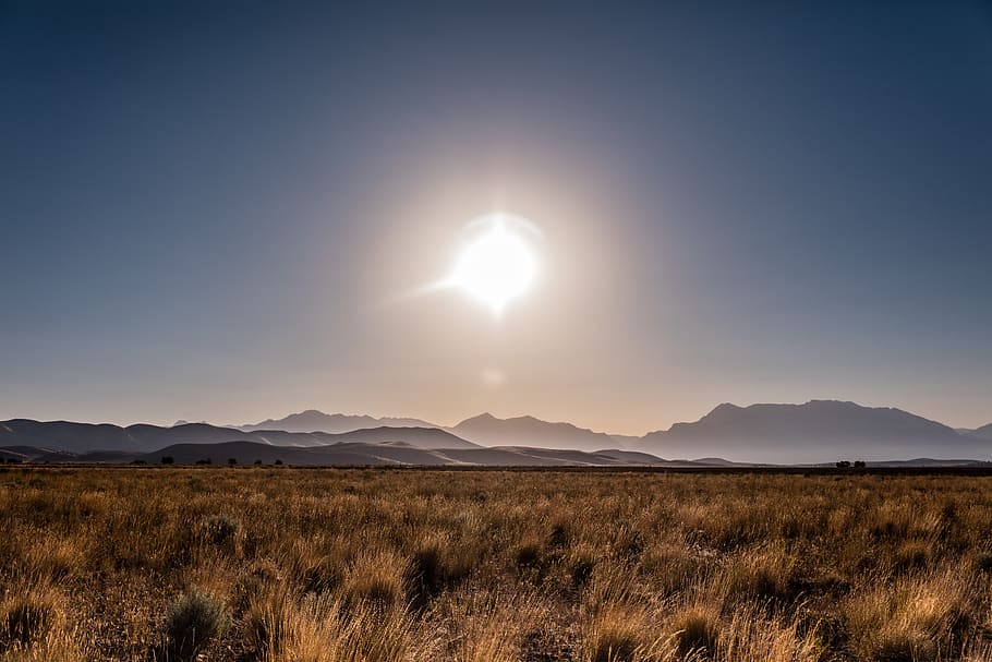 landscape, utah, grass, field, sunrise, mountains, patrick hendry HD wallpaper