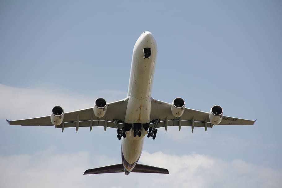 aircraft, start, flying, sky, airport, departure, engine, aviation HD wallpaper