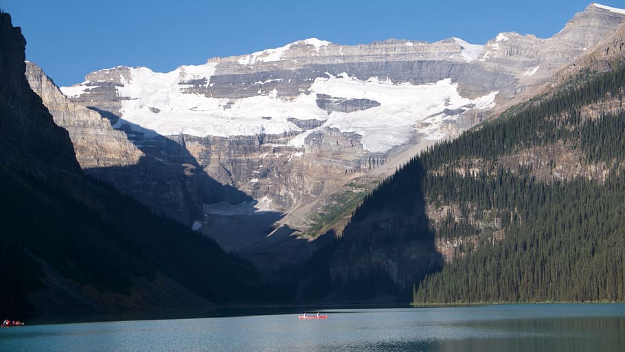 lake louise, canada, scenic, travel, majestic, glacial water, HD wallpaper