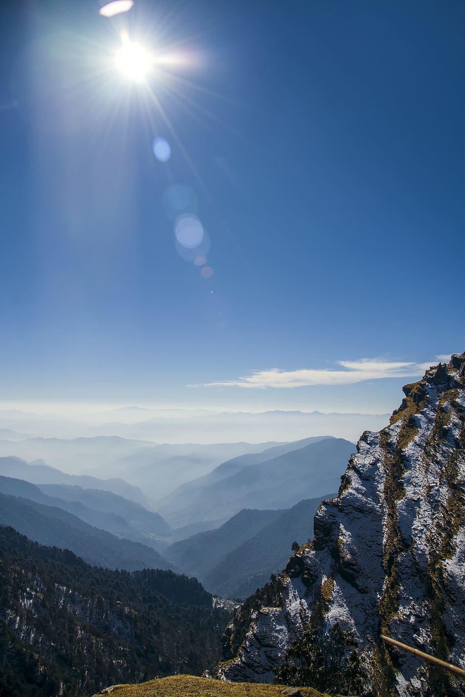 Landscape Photo of Mountain, cliff, daylight, grass, mountain peak HD wallpaper