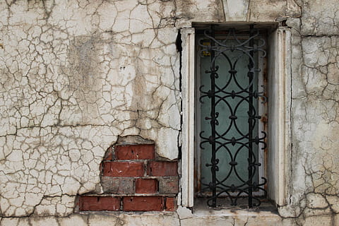door, brick, window, home decor, wall, bucharest, romania, building HD wallpaper