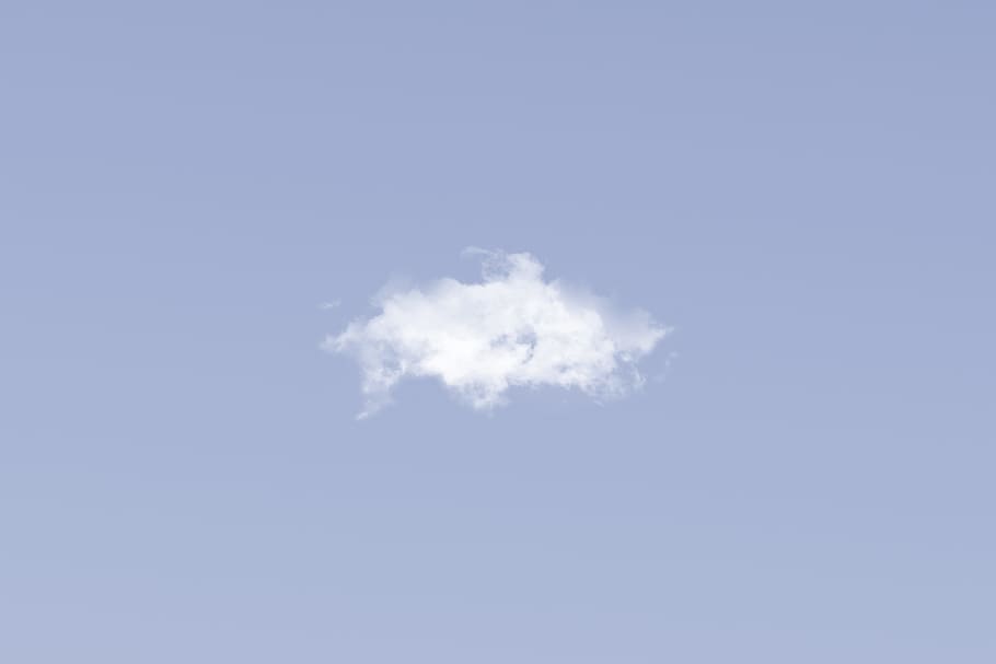 White Cloud in the Sky, atmosphere, blue, blue sky, bright, clouds HD wallpaper