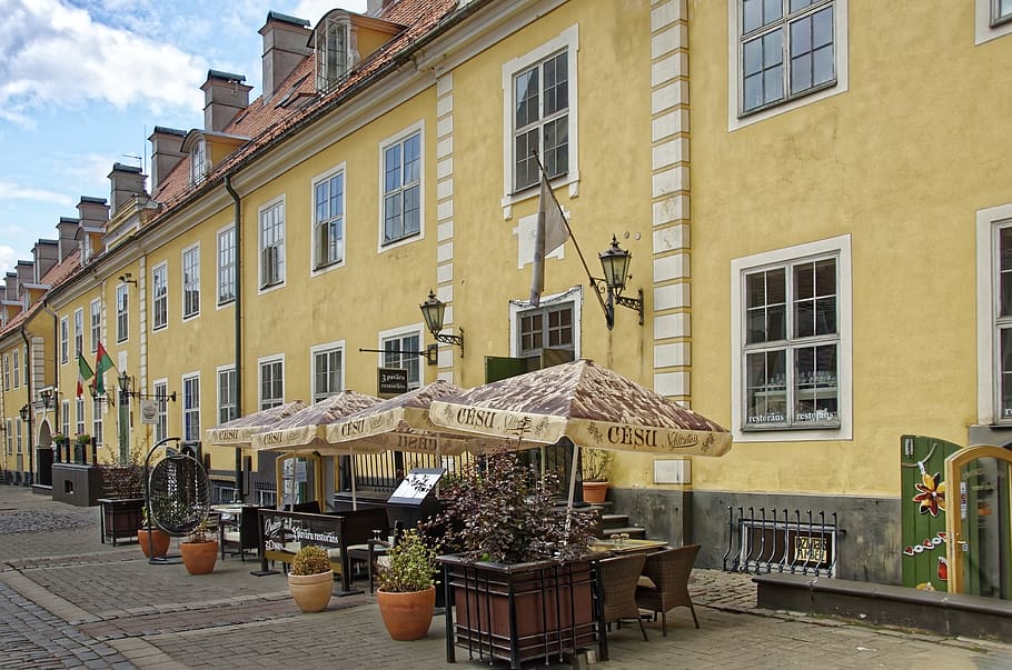 latvia, riga, jacob's barracks, architecture, building, facades HD wallpaper