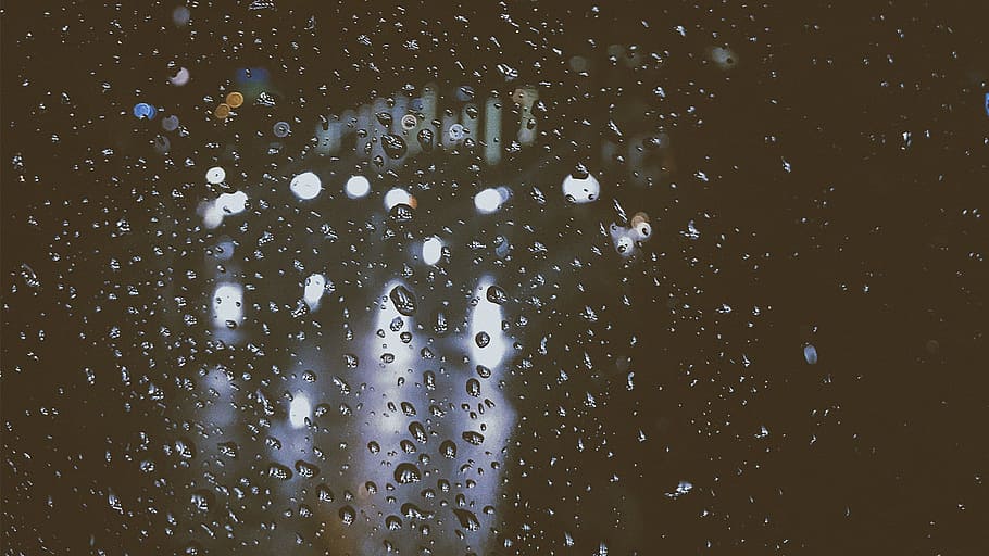 Bokeh Photography of Windowpane, bubbles, clear, close-up, dark HD wallpaper
