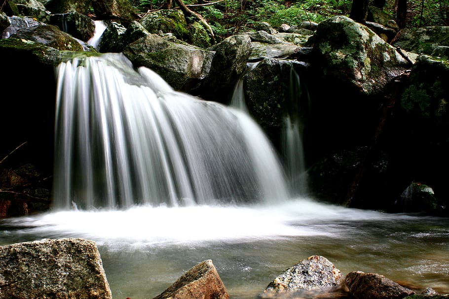 waterfall, jiri, summer, nature, scenics - nature, motion, beauty in nature HD wallpaper