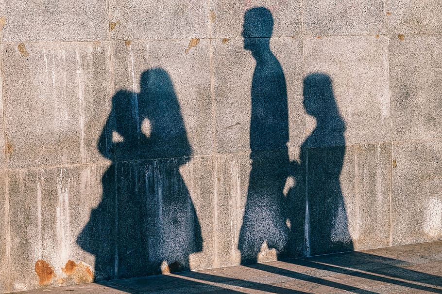 Silhouette of People Walking on Street, ancient, antique, architecture HD wallpaper