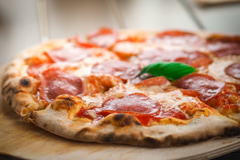 Hot Pizza, food and Drink, pizzas, dairy product, italian food, HD wallpaper