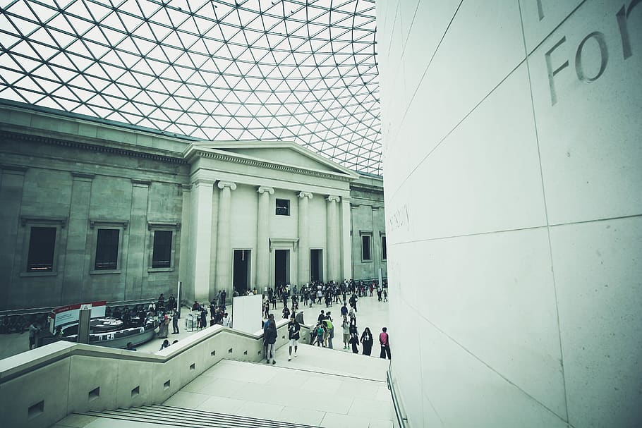 white concrete building, architecture, built structure, building exterior HD wallpaper